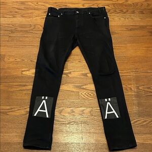 Han Kjobenhaven Jeans Men’s 33R Black Selvedge Denim Avant Garde